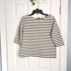 Ann Taylor Loft striped shirt size MP